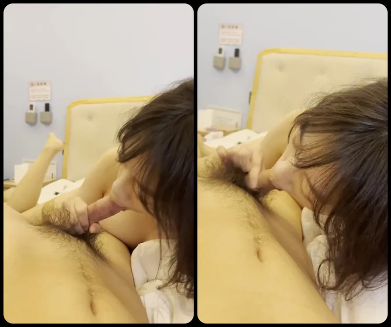 Người yêu ngoan mút láp cây hàng bự của anh